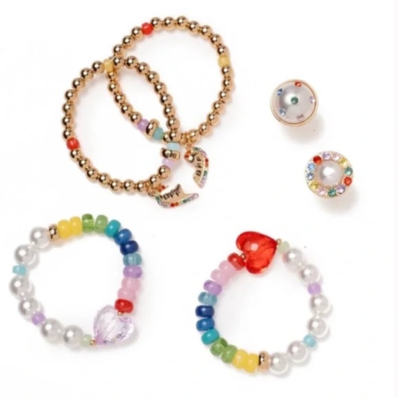 NWT Super Smalls Friendship Bracelet/Ring Combo Jewelry Set - Picture 2 of 4